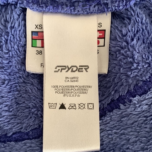 EUC Spyder fleece jacket - Picture 9 of 10